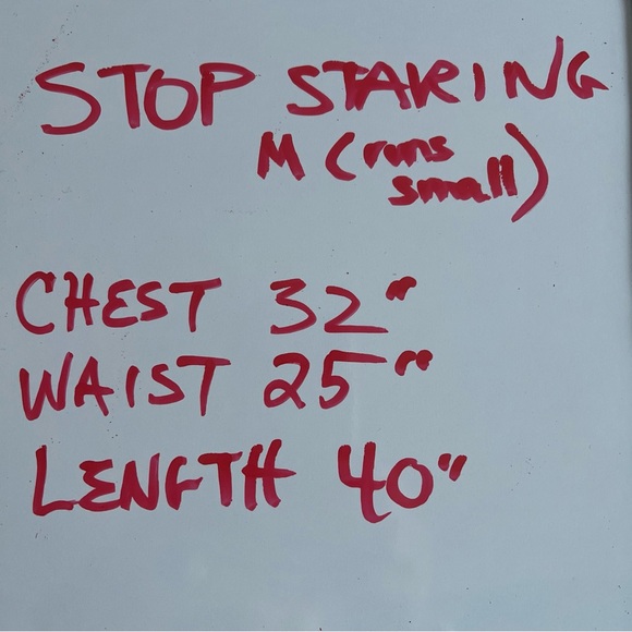 NWOT Stop Staring navy sleeveless dress stretch, high waist, Sz M runs S - Picture 6 of 6